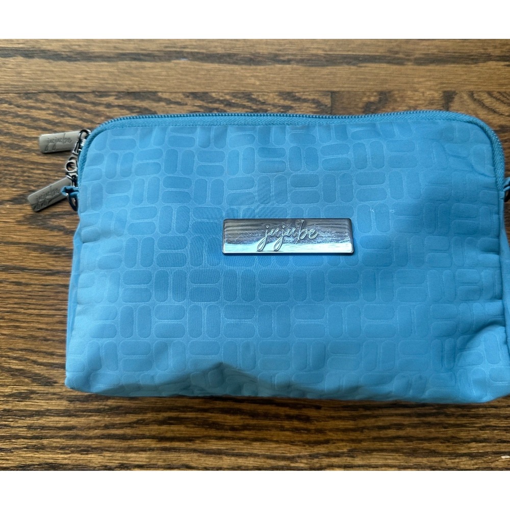 JuJuBe Be Set Pouch Women Teal Toiletry Travel Makeup Clutch Pretty Bag Organize